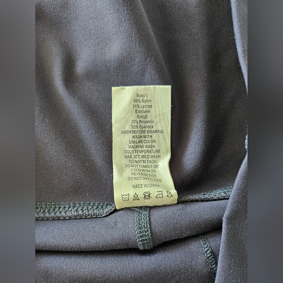 Zyia Active Neon Yellow Parallel Luxe Leggings Sz 4 - Picture 11 of 14